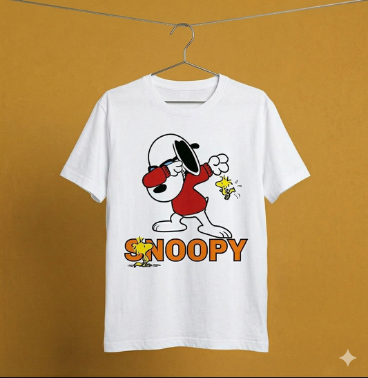 Women Crew Neck Tee - Snoopy