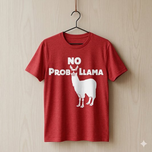 Women Crew Neck Top - No Probllama